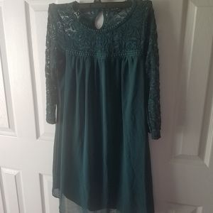 Emerald Shift Dress